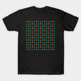 Colorful fir trees pattern, version one T-Shirt
